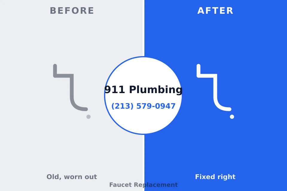 Before and after: plumbing repair Cabool, MO